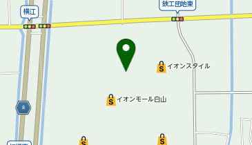 ペッパーランチ イオンモール白山の地図画像