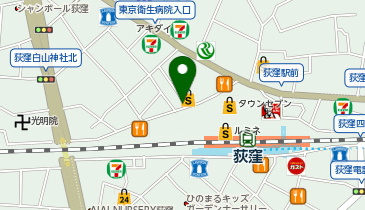 ペッパーランチ 荻窪駅西口店の地図画像