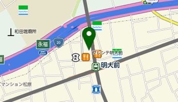 ペッパーランチ フレンテ明大前店の地図画像