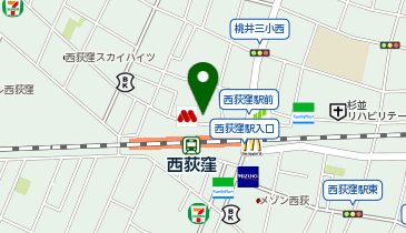 ペッパーランチ 西荻窪駅前店の地図画像