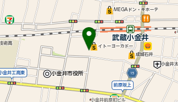ペッパーランチPLUS イトーヨーカドー武蔵小金井店の地図画像