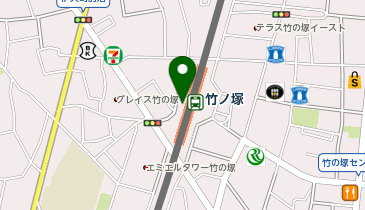 ペッパーランチ エキア竹ノ塚店の地図画像