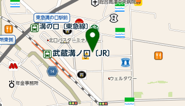 ペッパーランチPLUS ノクティプラザ溝の口店の地図画像