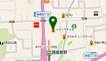 ペッパーランチ みのおキューズモール店の地図画像