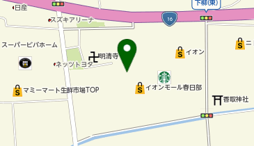 ペッパーランチ イオンモール春日部店の地図画像