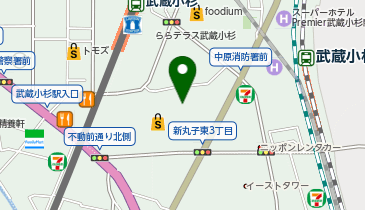 武蔵ハンバーグ グランツリー武蔵小杉店の地図画像