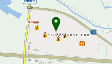ペッパーランチ イオンモール草津店の地図画像