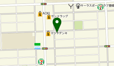 メナード 新豊の地図画像