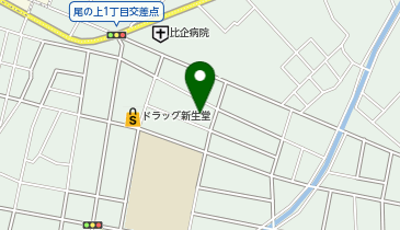 メナードフェイシャルサロン 東区尾ノ上の地図画像
