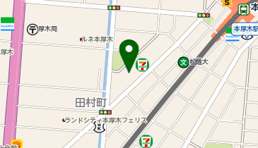 メナードフェイシャルサロン 厚木中町の地図画像