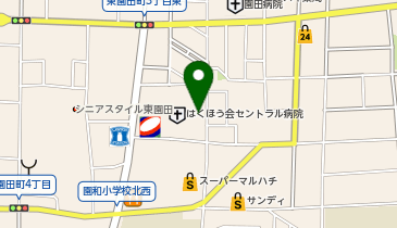メナードフェイシャルサロン 尼崎園田の地図画像