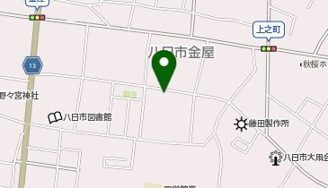 メナードフェイシャルサロン 八日市金屋の地図画像