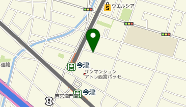 メナードフェイシャルサロン 西宮今津の地図画像
