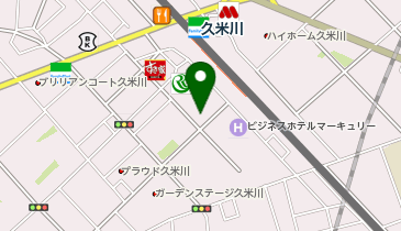 メナードフェイシャルサロン 久米川駅南口の地図画像