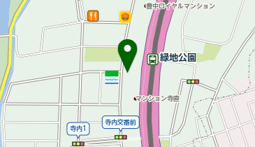 メナードフェイシャルサロン 緑地公園駅西の地図画像