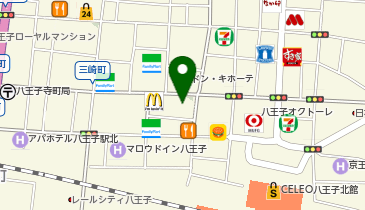 メナードフェイシャルサロン 八王子北口の地図画像