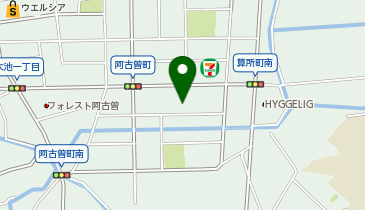 メナードフェイシャルサロン 阿古曽の地図画像