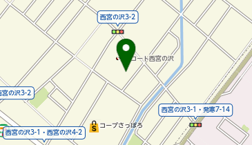 メナードフェイシャルサロン 西宮の沢の地図画像