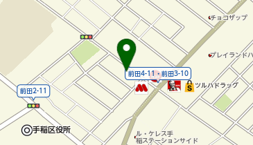 メナードフェイシャルサロン 手稲前田の地図画像