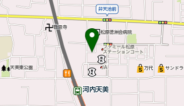 メナードフェイシャルサロン 天美の地図画像
