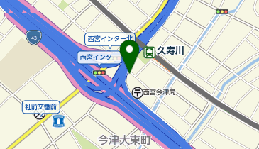 メナードフェイシャルサロン 今津水波の地図画像