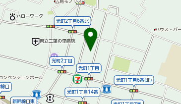 メナードフェイシャルサロン 光町の地図画像