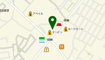 メナードフェイシャルサロン アリュールの地図画像