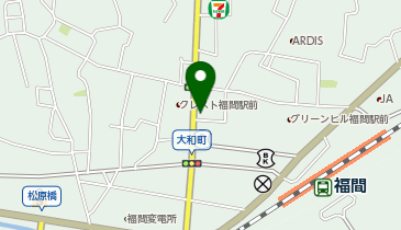 メナードフェイシャルサロン ふくつ菜の花の地図画像