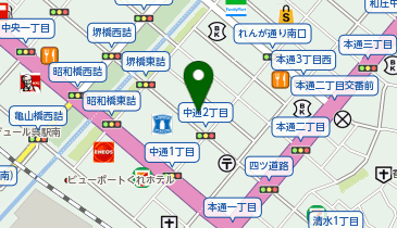 メナードフェイシャルサロン 呉中通りの地図画像