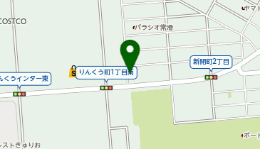メナードフェイシャルサロン 常滑新開の地図画像