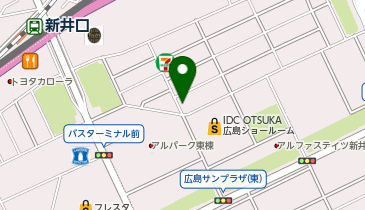 メナードフェイシャルサロン 新井口の地図画像
