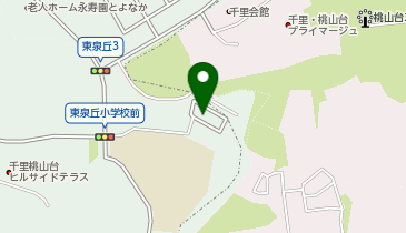 メナードフェイシャルサロン 桃山台駅西の地図画像