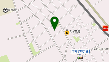 メナードフェイシャルサロン 鵜の木の地図画像