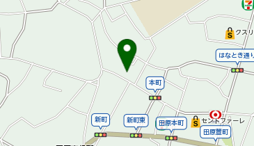 メナード 田原本町の地図画像