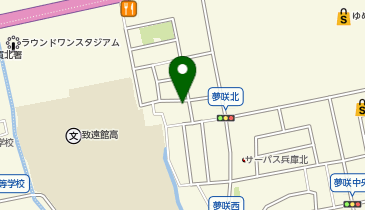メナードフェイシャルサロン Makireichu ゆめ咲店の地図画像