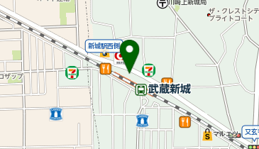メナードフェイシャルサロン 武蔵新城駅北の地図画像