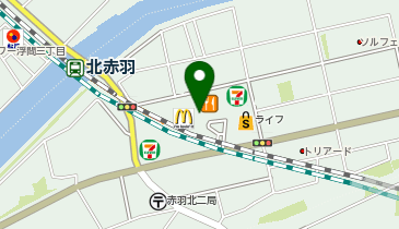 テン・ドラッグ北赤羽店の地図画像