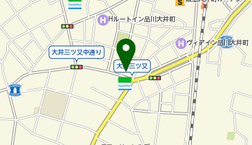 ヒノミドラッグ 大井三ツ又店の地図画像
