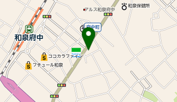 ラジューム温泉の地図画像