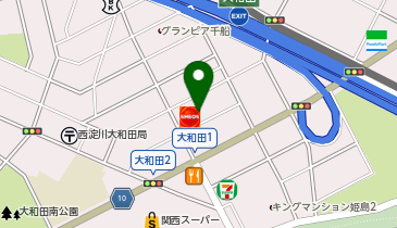 小春湯の地図画像