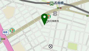 梅香温泉の地図画像