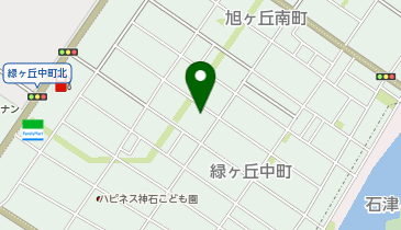 旭ケ丘温泉の地図画像