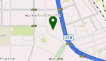 八丁温泉の地図画像