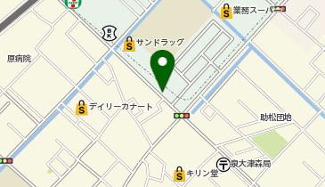 美津和温泉の地図画像