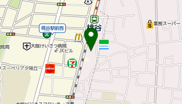 桃谷温泉の地図画像