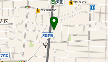 矢田温泉の地図画像