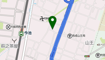 萬盛湯の地図画像