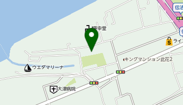 庚申湯の地図画像