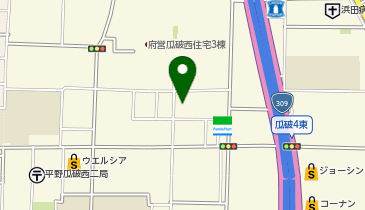 おーごん湯の地図画像