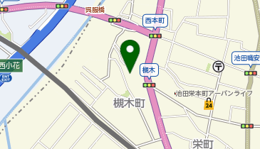 五月湯の地図画像